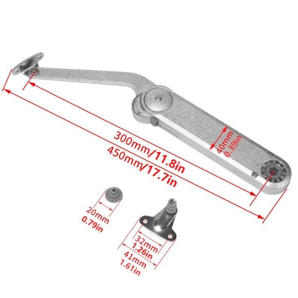 2Pcs Heavy Duty Support Hinges, 88lb/40kg - Image 8