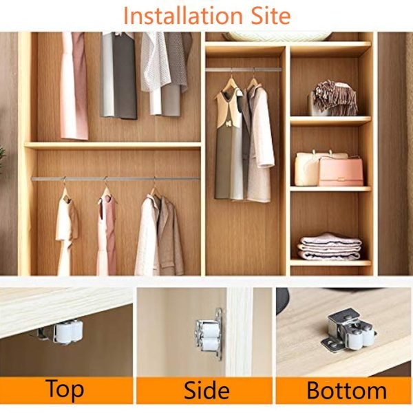 20Pcs Cabinet Latch Double Roller Catch - Image 8