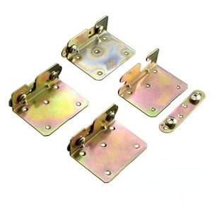 4-Sets Heavy Duty Wood Bed Rail Bracket