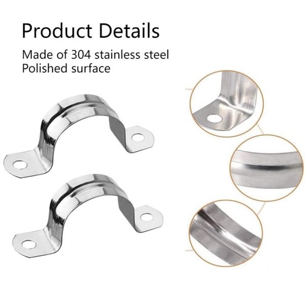Stainless Steel Rigid Pipe Strap - Image 2
