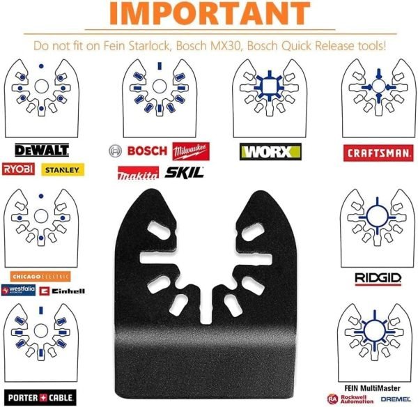 30Pcs Oscillating Saw Blades - Image 6