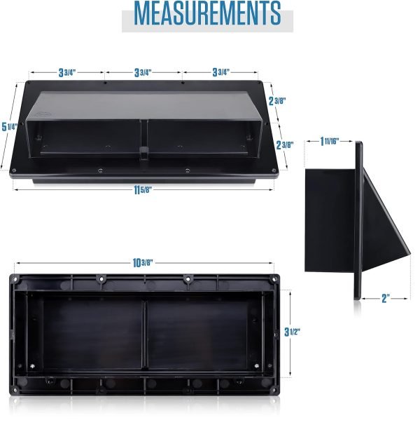 2Pcs RV Exhaust Sidewall Vent Cover - Image 6