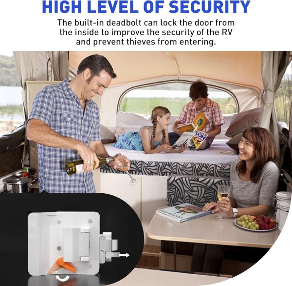 Upgraded  RV Entry Door Lock with Keys - Image 8