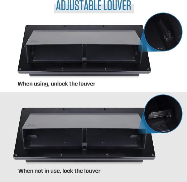 2Pcs RV Exhaust Sidewall Vent Cover - Image 7