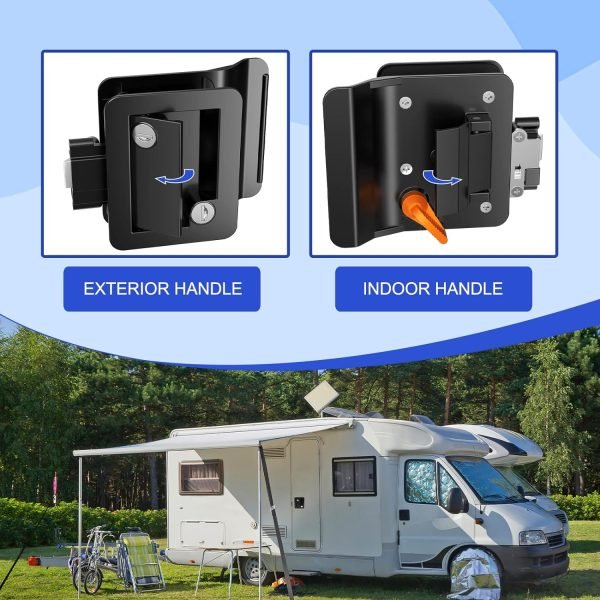 Upgraded  RV Entry Door Lock with Keys - Image 5
