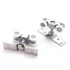 4 Wheels Stainless Steel Hanging Wheels 1 Pair, 110LB/50kg