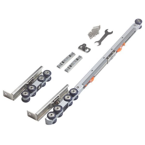 Soft Close Door Hanging Wheel Track 1 set