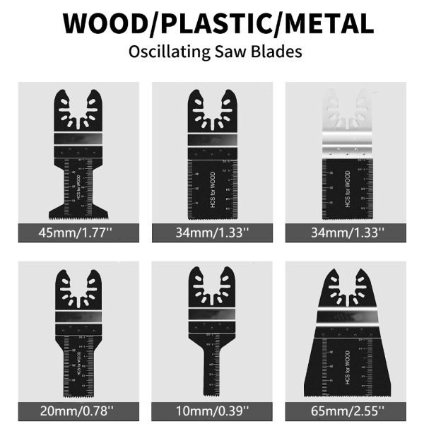 30Pcs Oscillating Saw Blades - Image 2