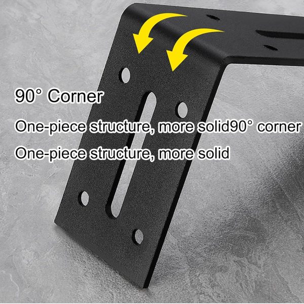 4 Packs Floating Hidden Metal Shelf Bracket - Image 4