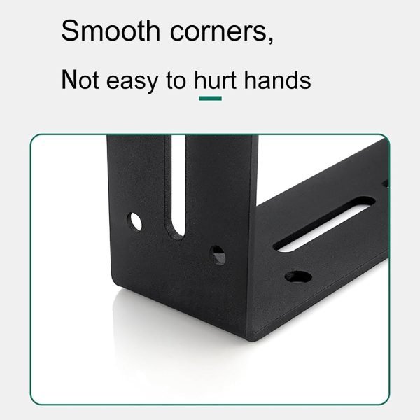 4 Packs Floating Hidden Metal Shelf Bracket - Image 6