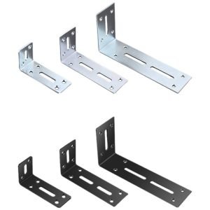 4 Packs Floating Hidden Metal Shelf Bracket