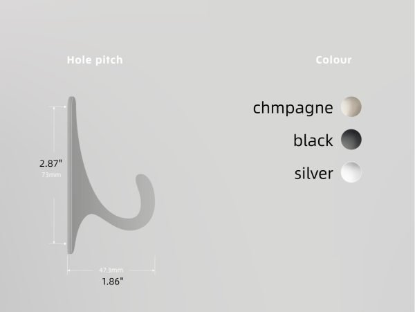Wall Mounted Coat Hooks-6PCS - Image 3