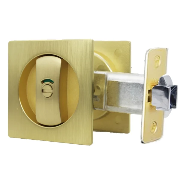 Square Pocket Door Lock, 1pcs - Image 5