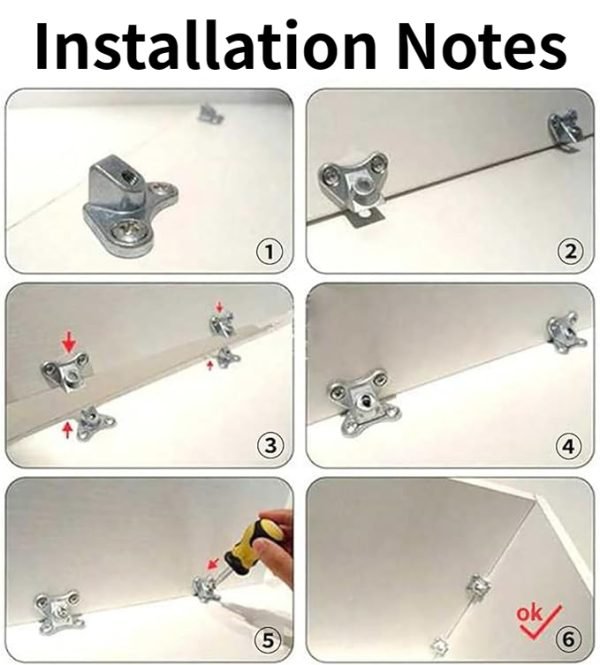 20pcs Removable Combination Butterfly Corner Code - Image 5