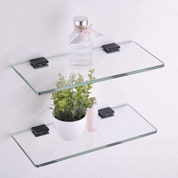Glass Shelf Bracket Adjustable Shower Brackets 10pcs - Image 4