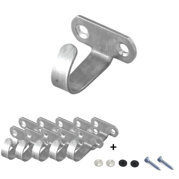 30 Packs Stainless Steel Top Hook - Image 2