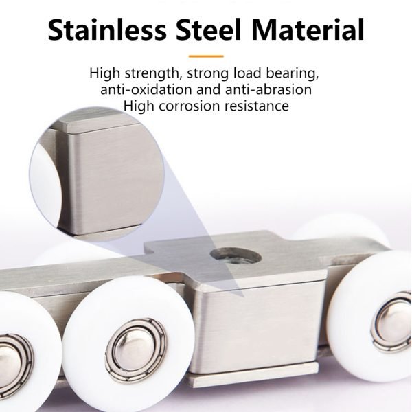 Sliding Door Rollers 4/8 wheels, 2pcs - Image 4