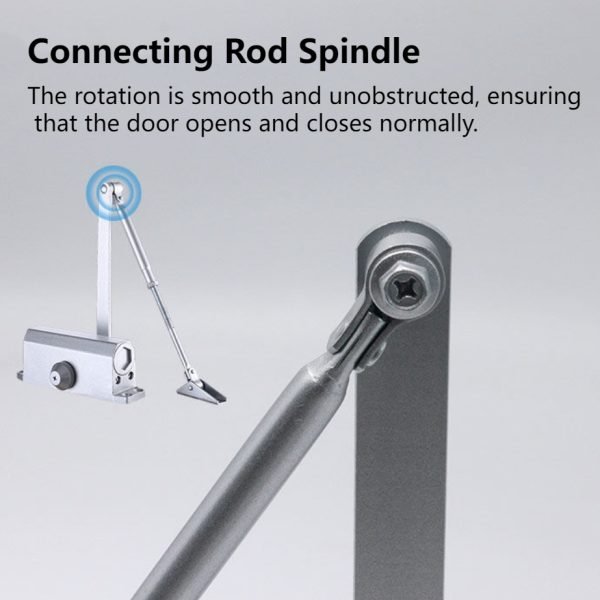 1Pcs Hardware Door Closer, Automation & 90° Positioning - Image 4
