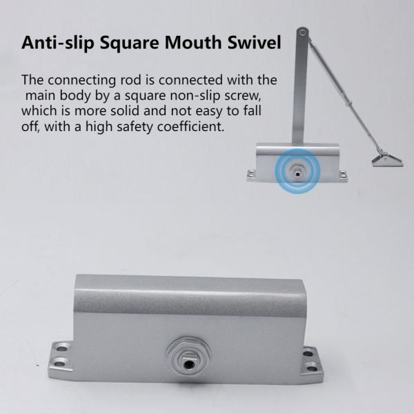 1Pcs Hardware Door Closer, Automation & 90° Positioning - Image 6