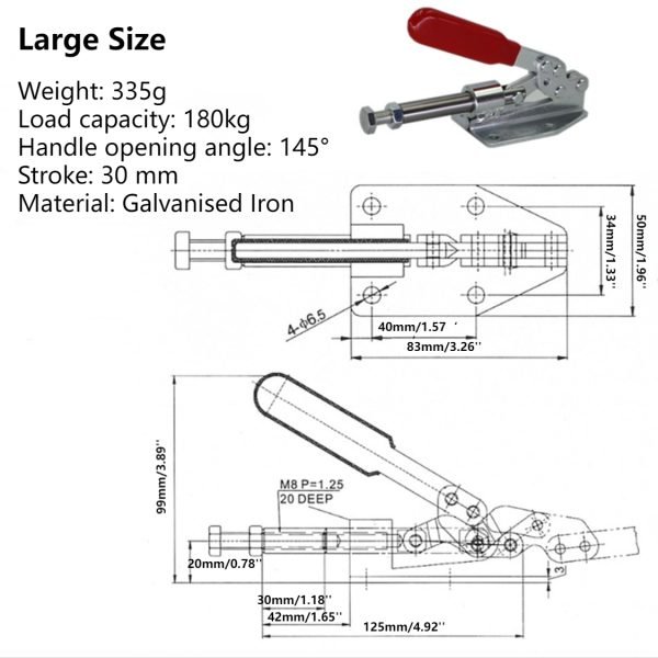 10 Pack Adjustable Toggle Clamp - Image 11