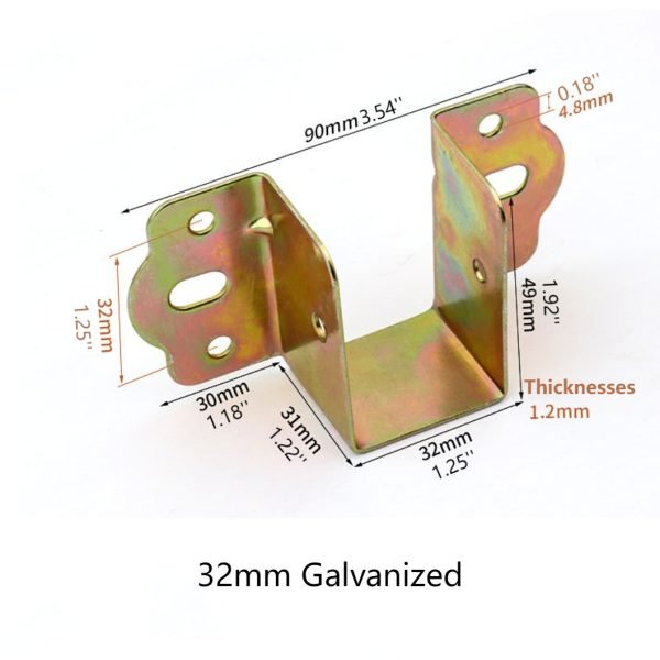8 PCS Metal Bed Bracket - Image 11