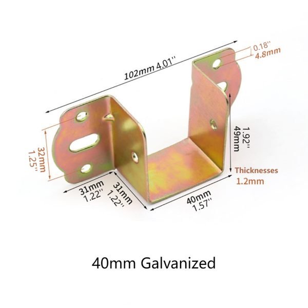 8 PCS Metal Bed Bracket - Image 13