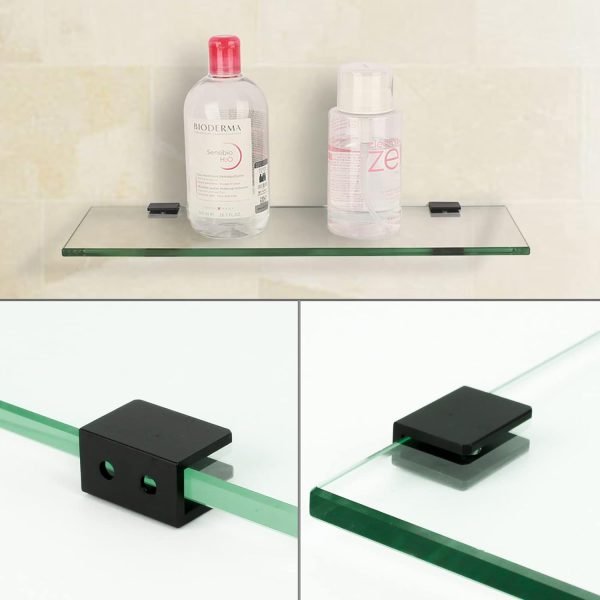 Glass Shelf Bracket Adjustable Shower Brackets 10pcs - Image 5