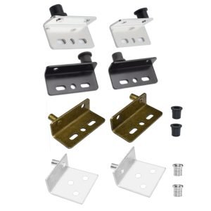Cabinet Door Pivot Hinges, 4 Pairs