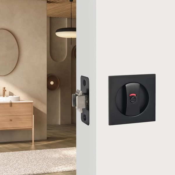 Square Pocket Door Lock, 1pcs - Image 7