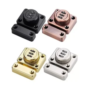 4 Packs One-Way Door Combination Lock