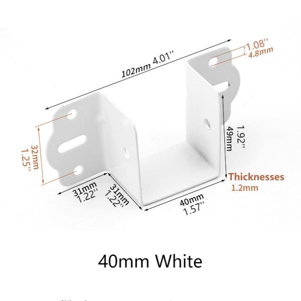 8 PCS Metal Bed Bracket - Image 7