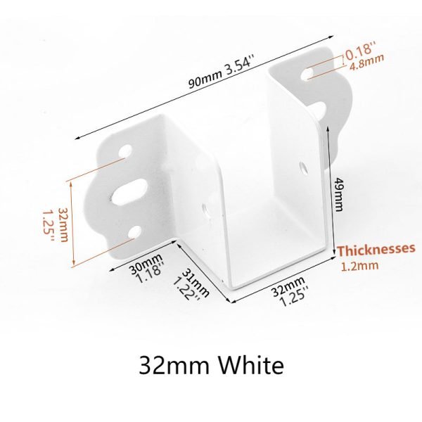 8 PCS Metal Bed Bracket - Image 5