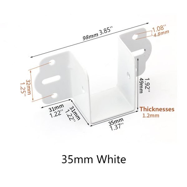 8 PCS Metal Bed Bracket - Image 6