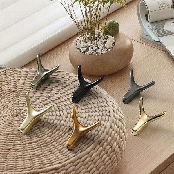 Coat Hooks for Wardrobe, Living Room, Kitchen, Bathroom-6PCS - Image 2