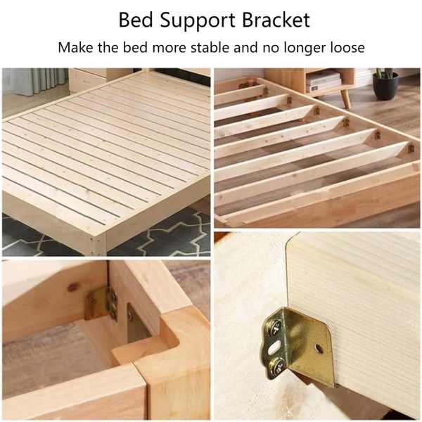 8 PCS Metal Bed Bracket - Image 4