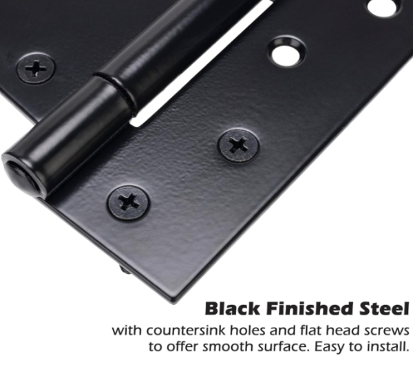 4 Pack Heavy Duty Gate Fence Hinges - Image 3