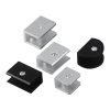 Glass Shelf Bracket Adjustable Shower Brackets 10pcs