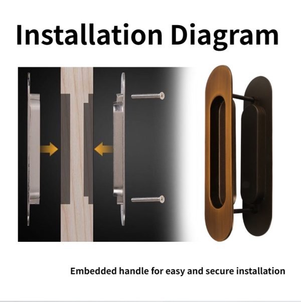 4PCS Hidden Handle - Image 6