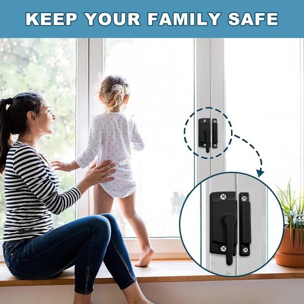 Sliding Window Sash Locks, 5 pairs - Image 3