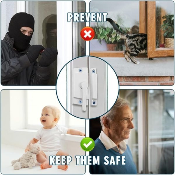 Sliding Window Sash Locks, 5 pairs - Image 5