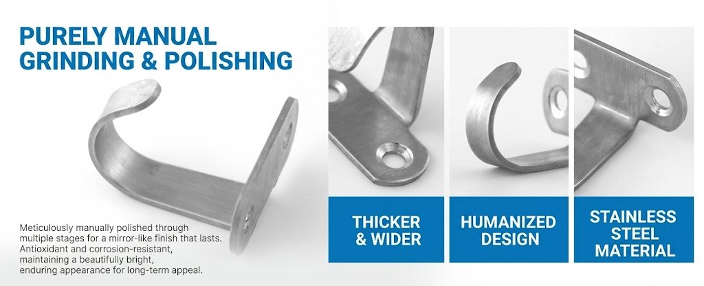 30 Packs Stainless Steel Top Hook Application Scene