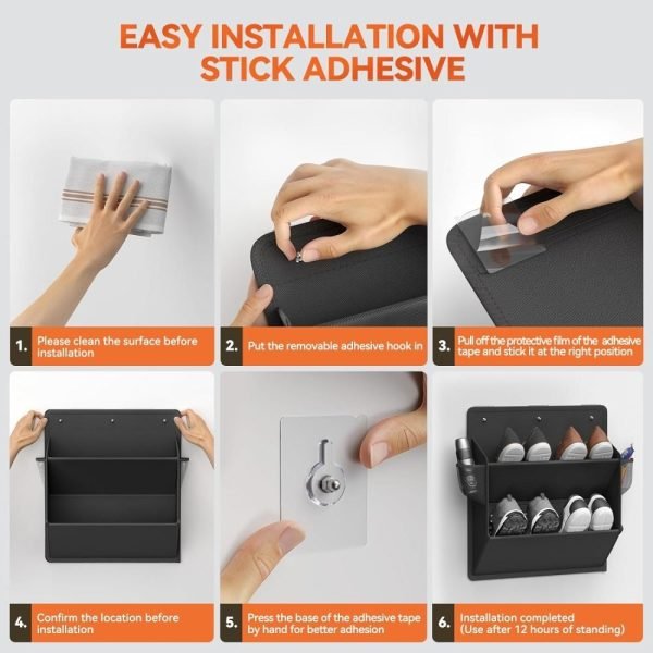 2 Pack RV Shoe Storage with Sticky Adhesive Tape - Image 6