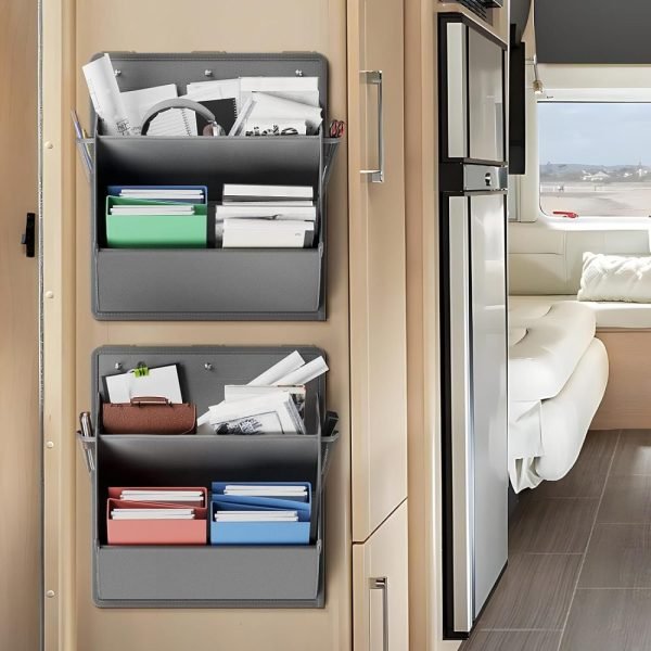 2 Pack RV Shoe Storage with Sticky Adhesive Tape - Image 2