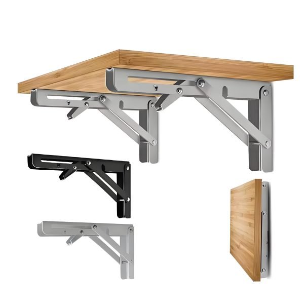 Folding Shelf Brackets Heavy Duty 330lb 1 Pair