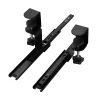Under Desk Pull Out Slide Track with C-clamp, 1 Pair