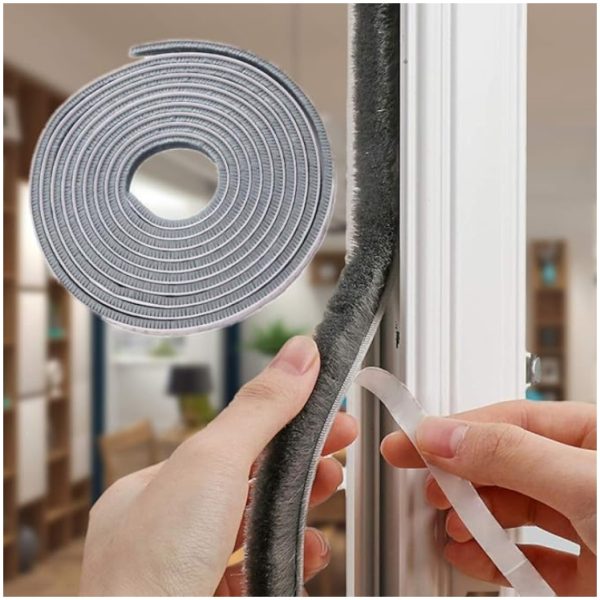 39.37ft/12m Self-Adhesive Weatherstrip for Windows & Doors - Image 2
