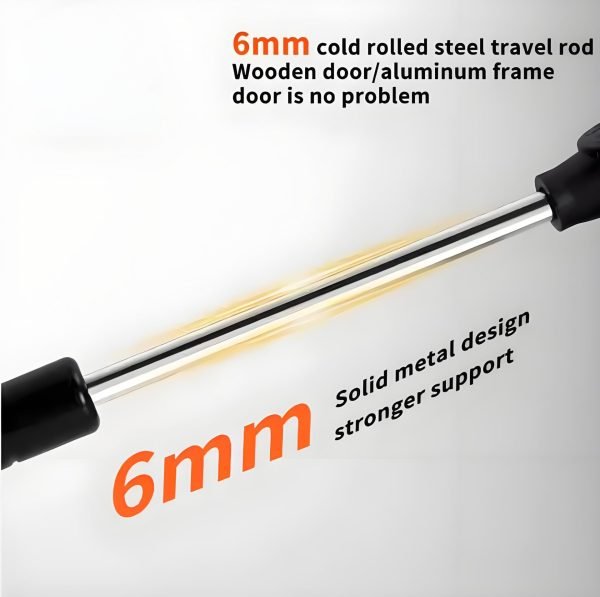 Black Gas Spring for Cabinet Door/Lid 100N, 1 Pair - Image 4