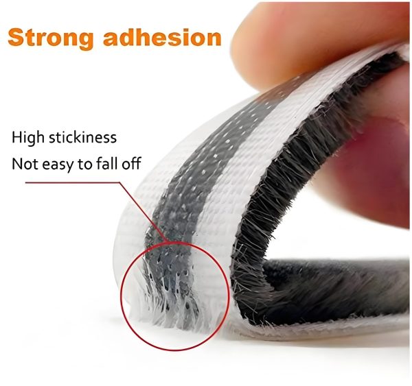 39.37ft/12m Self-Adhesive Weatherstrip for Windows & Doors - Image 4