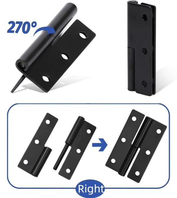4 Pack Lift Off Hinge Detachable Door Hinge - Image 4