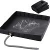 Camping Foldable Shower Base with Drain Hose